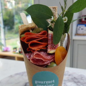 Individual Cheese & Charcuterie Graze Cups